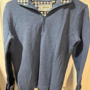 Orvis Womens Blue Sweater
